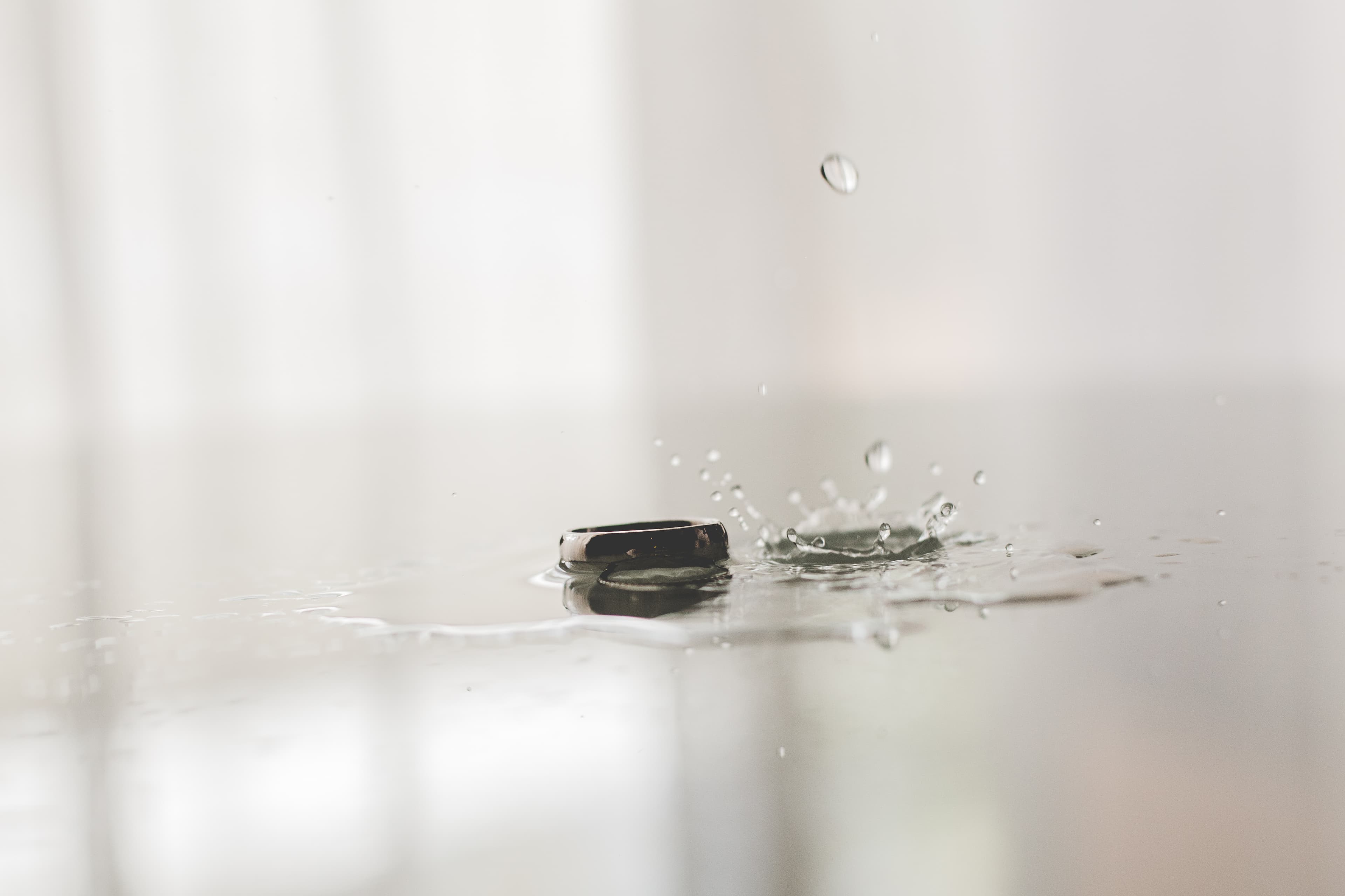 Bride and groom walking through a vineyard at dusk in golden Istrian light